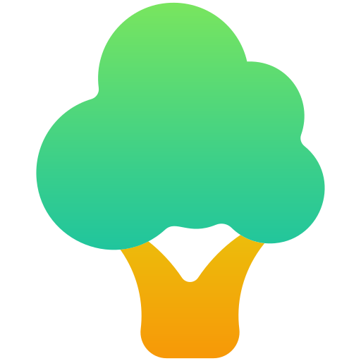 brócoli Generic Flat Gradient icono