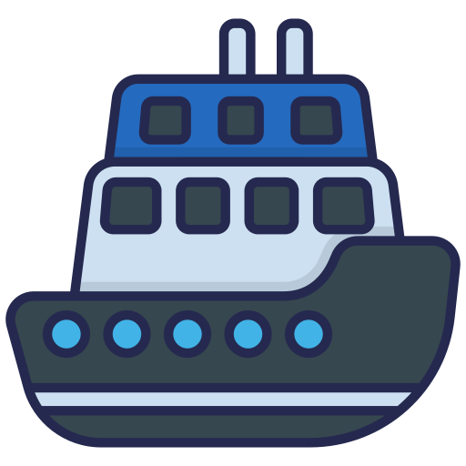 Cruise ship Generic Outline Color icon