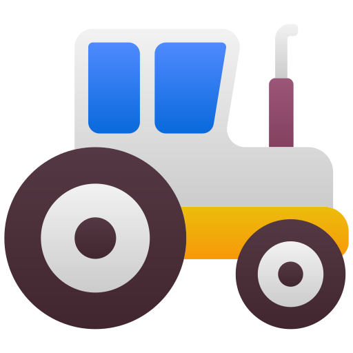 tracteur Generic Flat Gradient Icône