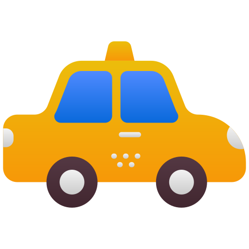 taxi Generic Flat Gradient icoon