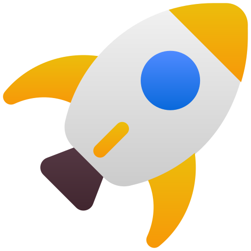 cohete Generic Flat Gradient icono