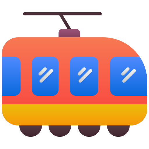 trein Generic Flat Gradient icoon