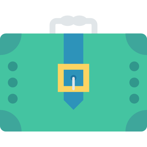 Briefcase Dinosoft Flat icon