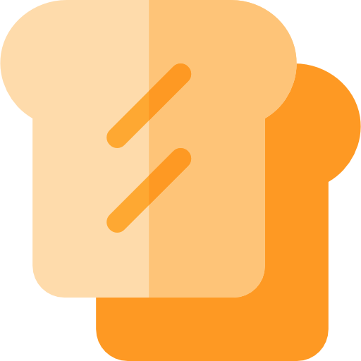 Toast Basic Rounded Flat icon