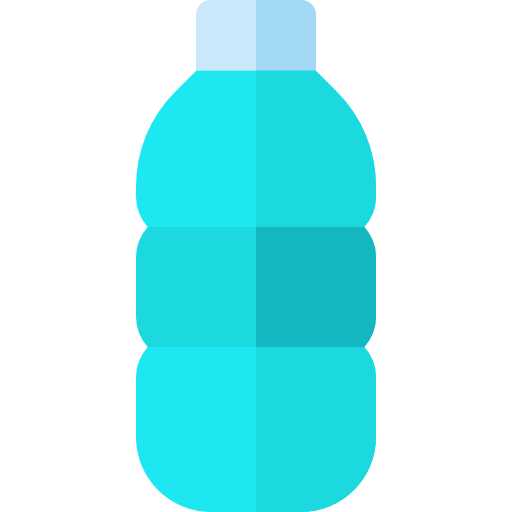 botella Basic Rounded Flat icono