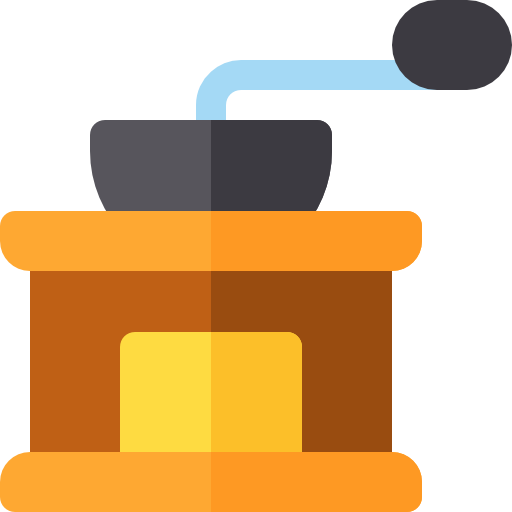 Coffee grinder Basic Rounded Flat icon