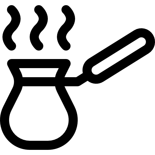 cezve Basic Rounded Lineal icona