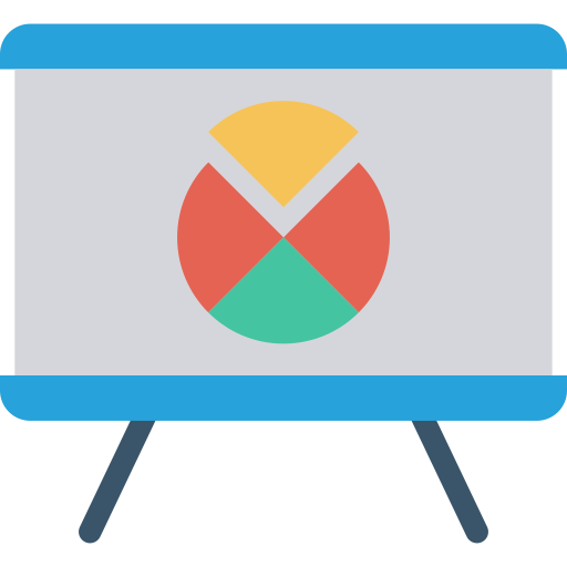 Presentation Dinosoft Flat icon