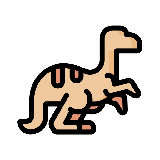 dinosaurier Generic Outline Color icon