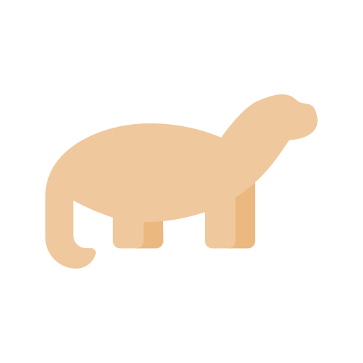 dinozaur Generic Flat ikona