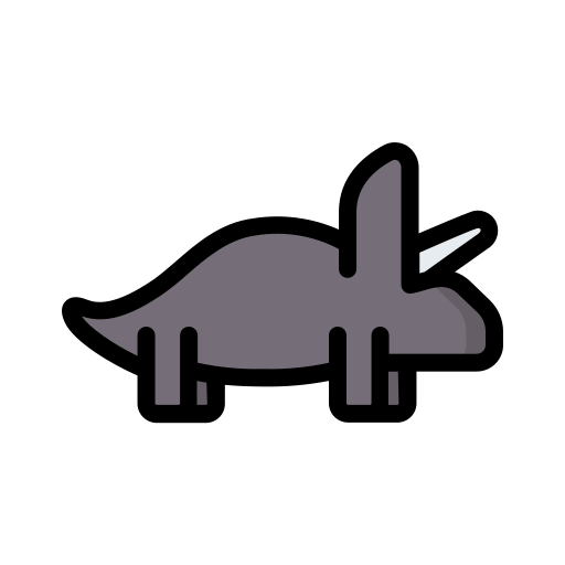 Динозавр Generic Outline Color иконка
