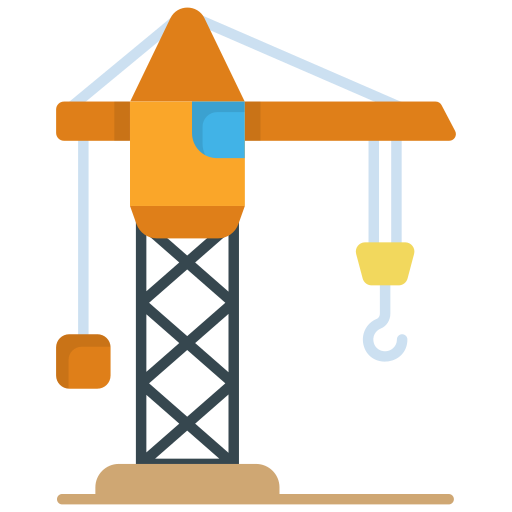 Tower crane Generic Flat icon