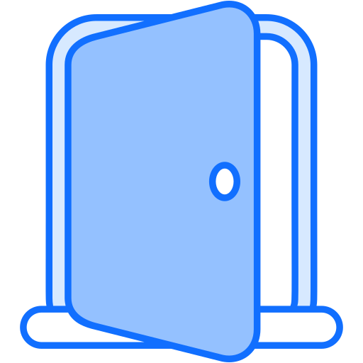 문 Generic Blue icon