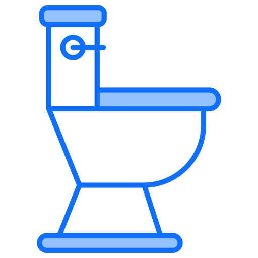 화장실 Generic Blue icon