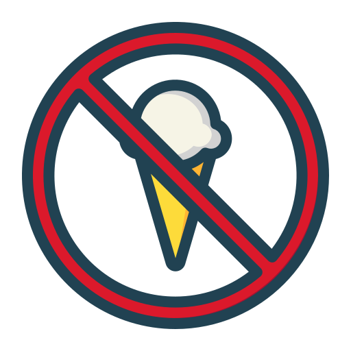 No ice cream Generic Outline Color icon