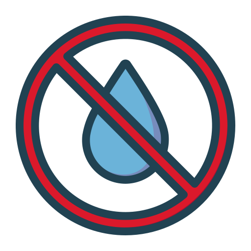 No water Generic Outline Color icon
