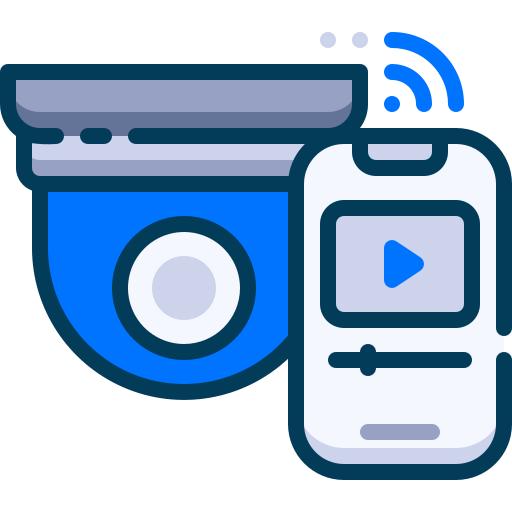 vidéosurveillance Generic Blue Icône