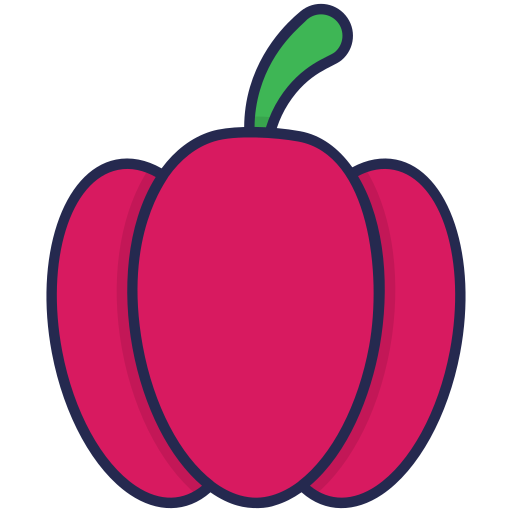 Paprika Generic Outline Color icon