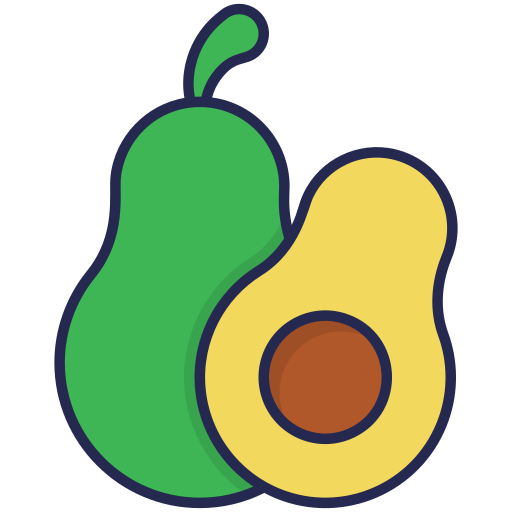 Авокадо Generic Outline Color иконка