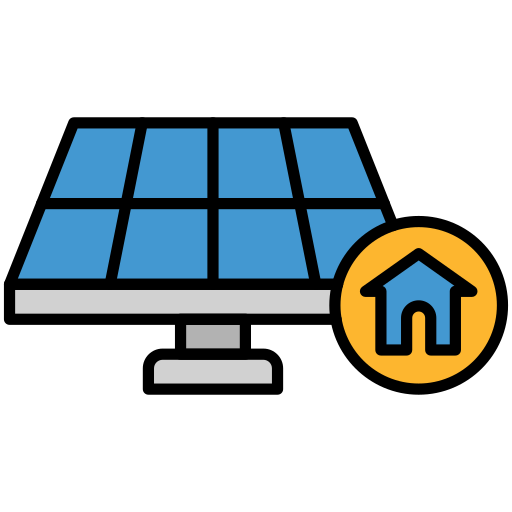 casa solare Generic Outline Color icona