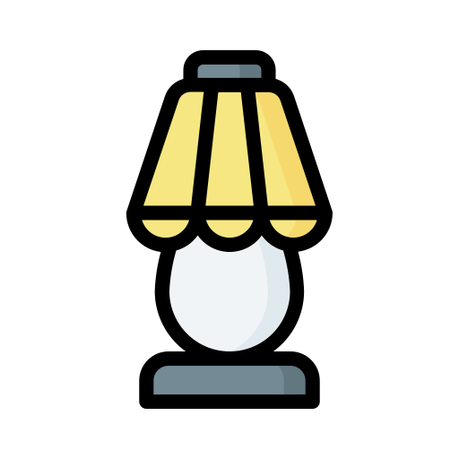 schreibtischlampe Generic Outline Color icon