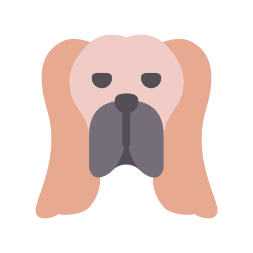 Basset Hound Generic Flat icon