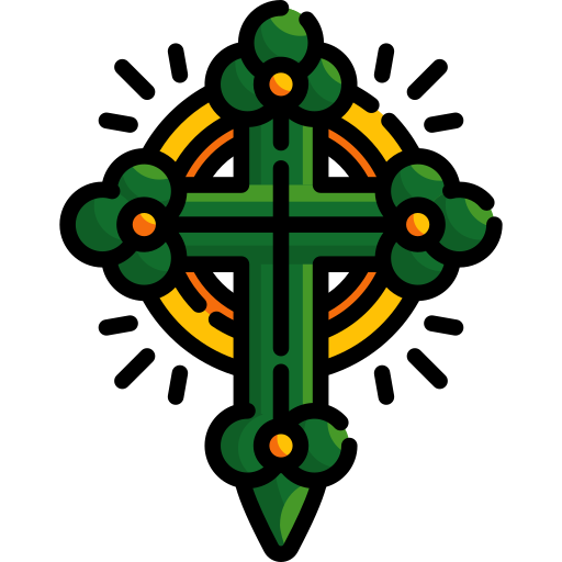 켈트 십자가 Generic Outline Color icon