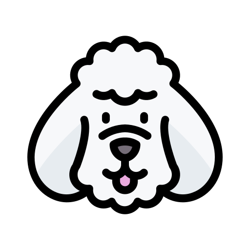 Poodle Generic Outline Color icon