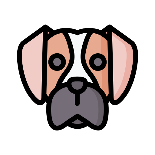 perro Generic Outline Color icono