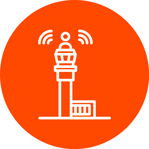 Control tower Generic Circular icon