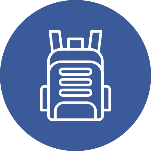 Backpack Generic Circular icon