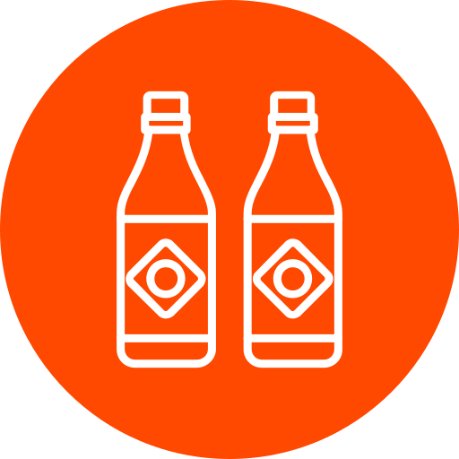 bottiglie Generic Circular icona