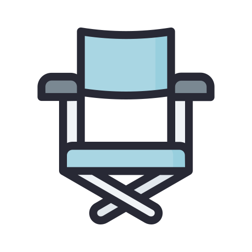 chaise de directeur Generic Outline Color Icône