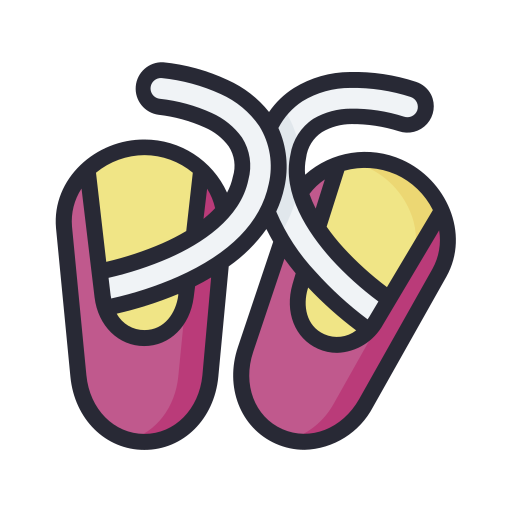 Ballet shoes Generic Outline Color icon
