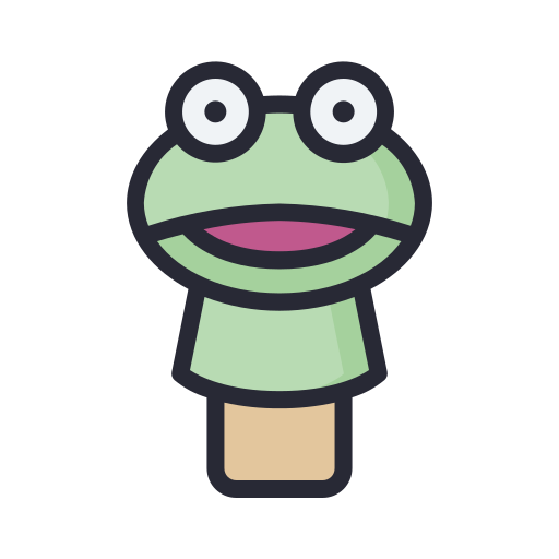 Hand puppet Generic Outline Color icon