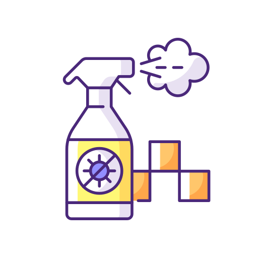 Sanitizer Generic Thin Outline Color icon