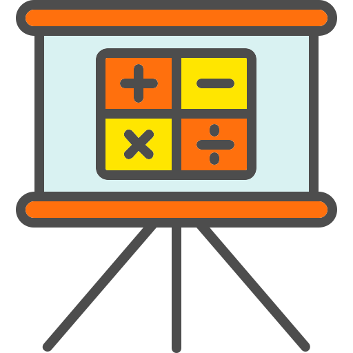 matematyka Generic Outline Color ikona