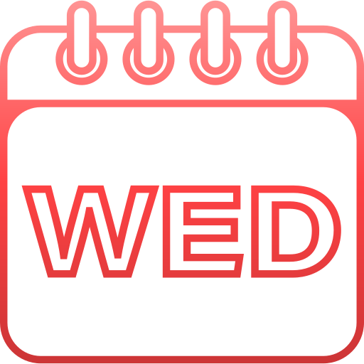 Wednesday Generic Gradient icon