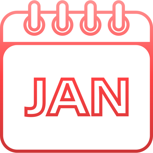 January Generic Gradient icon