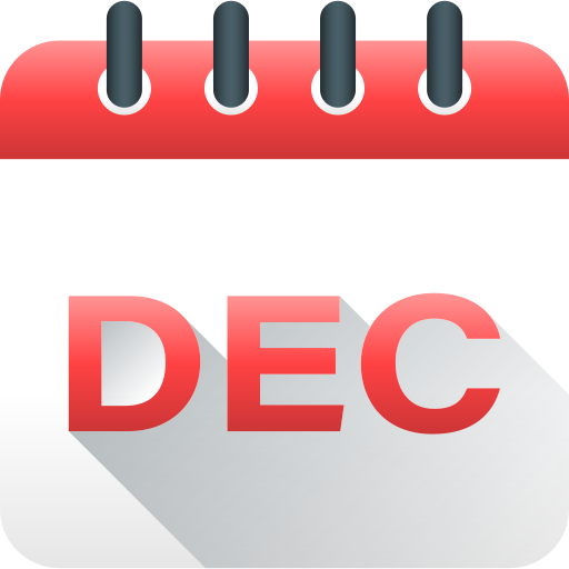 December Generic Flat Gradient icon