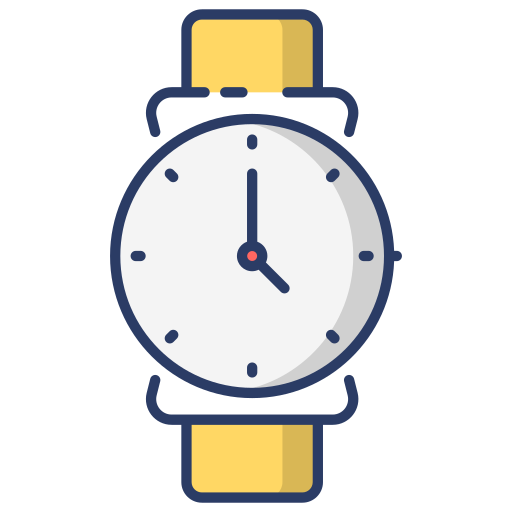 Wristwatch Generic Outline Color icon