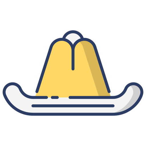 帽子 Generic Outline Color icon