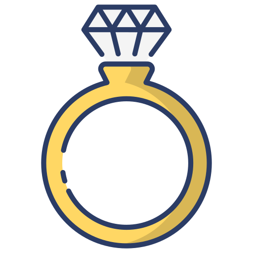 кольцо с бриллиантом Generic Outline Color иконка