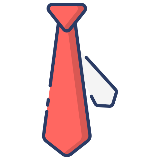 krawatte Generic Outline Color icon