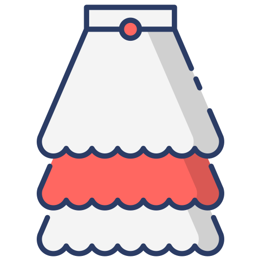 치마 Generic Outline Color icon