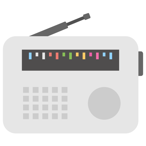 scatola radio Generic Flat icona