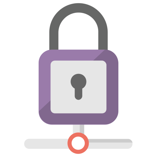 la seguridad cibernética Generic Flat icono