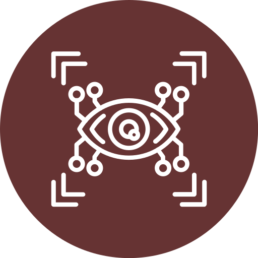 ojo cibernético Generic Circular icono