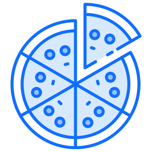 pizza Generic Blue Ícone