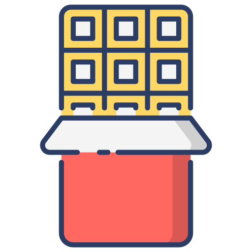 チョコレートバー Generic Outline Color icon